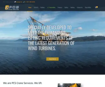 PCScrane.com(PCS Crane Services) Screenshot