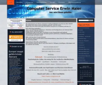 PCservice-Maier.de(Computer Service Erwin MaierComputer Service Erwin Maier) Screenshot