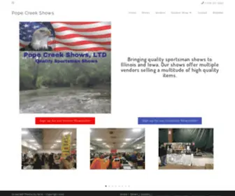 PCshows.net(Quality Sportsman Shows) Screenshot