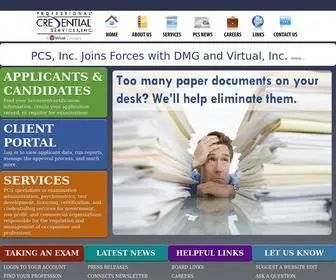 PCSHQ.com(Professional Credential Services) Screenshot