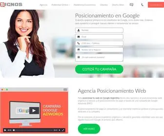 Pcsignos.com.ar(Agencia Publicidad Online para Empresas) Screenshot