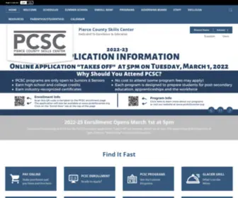 PCskillscenter.org(Pierce County Skills Center) Screenshot