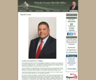 PCso.org(Pulaski County Sheriff's Office) Screenshot