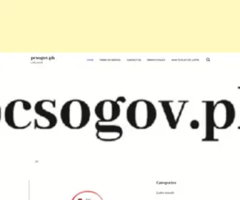 PCsogov.ph(Lotto result) Screenshot