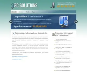 Pcsolu.fr(PC Solutions) Screenshot