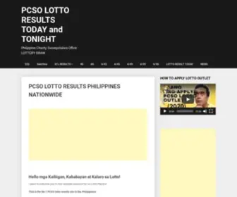 PCsoonlinelottoresults.com(K3 Lotto) Screenshot