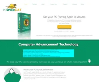 PCspeedcat.com(PC SpeedCAT) Screenshot