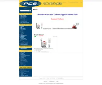 PCspestStore.com(Pest Control Supplies) Screenshot