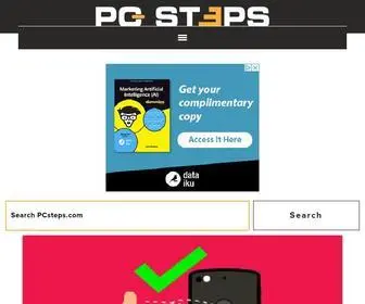 PCsteps.com(Technology, one step at a time) Screenshot