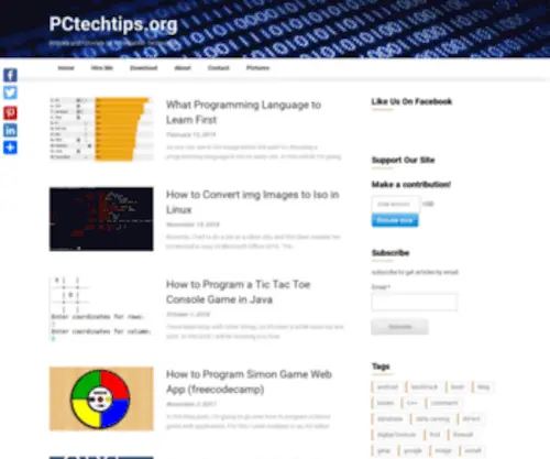 Pctechtips.org(AIchat Home) Screenshot