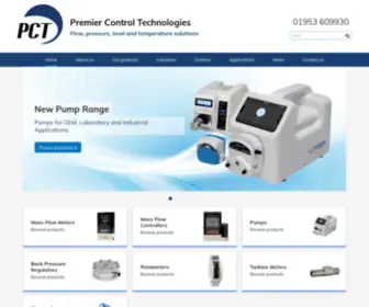 PCTflow.com(Premier Control Technologies) Screenshot