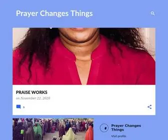 PCthings.org(Prayer Changes Things) Screenshot