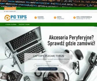 PCtips.pl(Laptopy, Plecaki, Akcesoria Toru) Screenshot