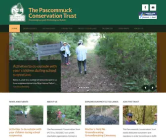 PCtland.org(The Pascommuck Conservation Trust) Screenshot