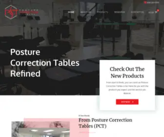 PCttables.com(Posture Correction Tables) Screenshot