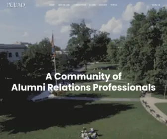 Pcuad.org(The Association of Private College and University Alumni Directors) Screenshot