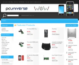 Pcuniverse.com(PCUNIVERSE Electronics) Screenshot