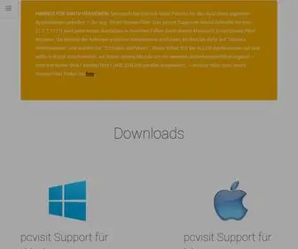 Pcvisit.de(Remote support mit pcvisit) Screenshot