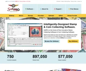 PCvu.com(Stamp Collecting Software) Screenshot