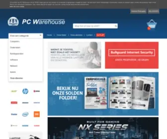 PCwarehouse.be(PC Warehouse) Screenshot