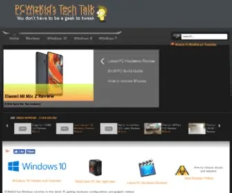 Pcwizkidstechtalk.com(PCWizKid's Tech Talk) Screenshot