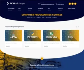 PCworkshopslondon.co.uk(Computer Programming Training Institute) Screenshot