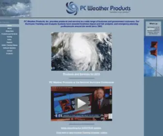 PCWP.com(Hurricane tracking software) Screenshot