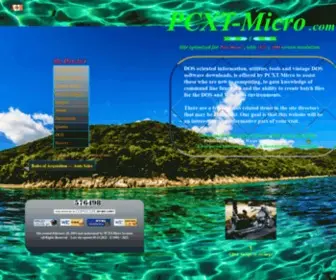 PCXT-Micro.com(DOS information) Screenshot