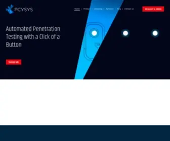PCYSYS.com(Automated Penetration Testing) Screenshot