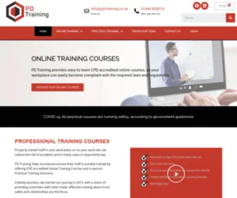 PD-Training.co.uk(Professional Training Courses) Screenshot