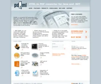 PD4ML.com(HTML to PDF) Screenshot