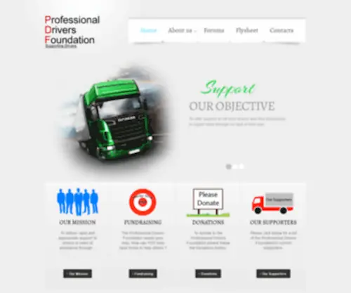 Pda-UK.org(The Professional Drivers Foundation) Screenshot