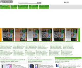 Pdadb.net(The Largest Phone Specs Database) Screenshot