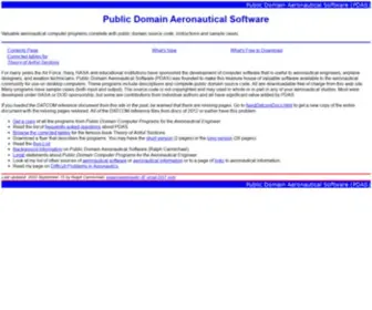 Pdas.com(Public Domain Aeronautical Software (PDAS)) Screenshot