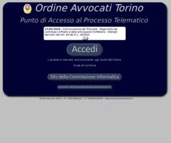 Pdatorino.it(Ordine Avvocati Torino) Screenshot