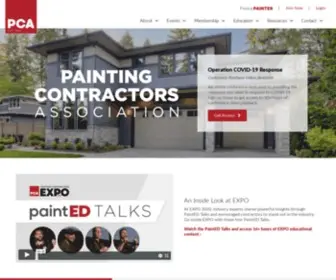 Pdca.org(Painting Contractors Association) Screenshot