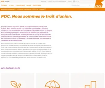 PDC.ch(Nous sommes le trait d’union) Screenshot