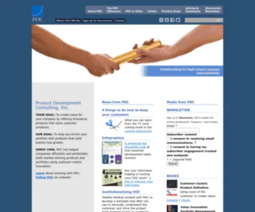 Pdcinc.com(Product Development Consulting) Screenshot