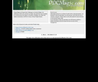 PDcmagic.com(Competitive Commons Only Magic) Screenshot