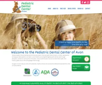 Pdcofavon.com(Pediatric Dentists in Avon) Screenshot