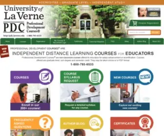 Pdcourses.net(Professional Development Courses) Screenshot