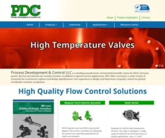 PDcvalve.com(Custom Valves) Screenshot