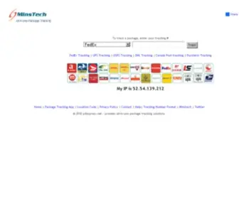 Pdexpress.net(All in one package tracking site for ups) Screenshot