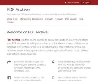 PDF-Archive.com(PDF Archive) Screenshot