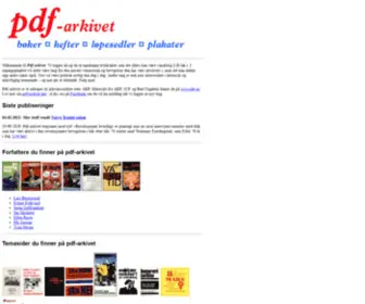 PDF-Arkivet.no(PDF Arkivet) Screenshot
