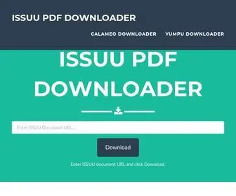 PDF-Downloader.com(ISSUU PDF Downloader) Screenshot