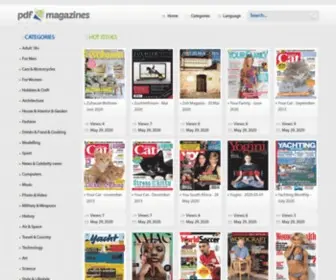 PDF-Magazines.com(PDF Magazines) Screenshot