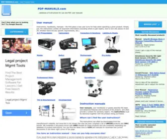 PDF-Manuals.com(User's Guide in PDF) Screenshot