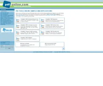PDF-Online.com(PDF Tools AG) Screenshot