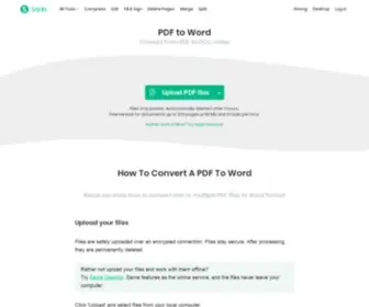 PDF-TO-HTML-Word.com(Convert PDF to Word DOC online) Screenshot